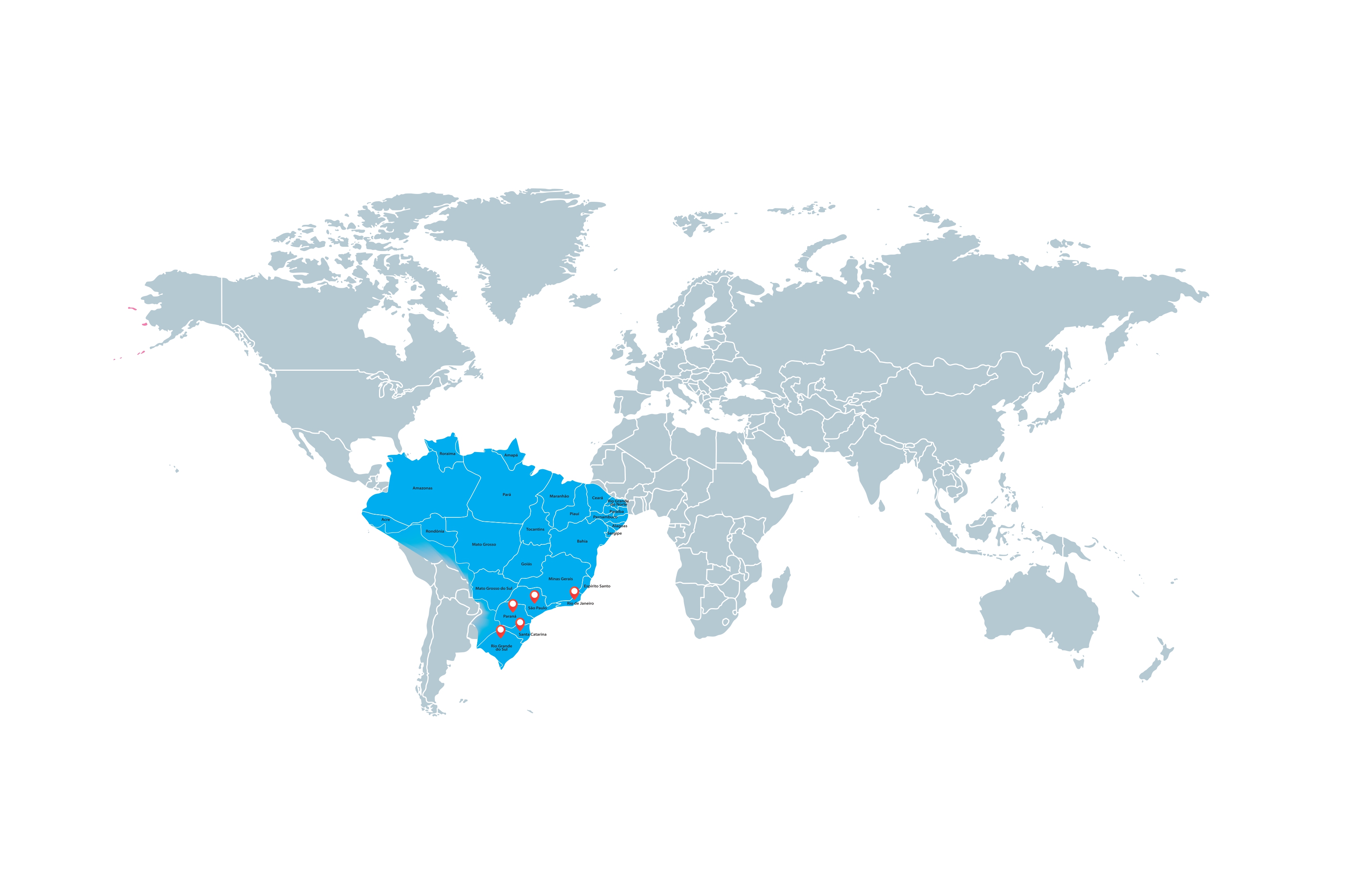 Mapa de Áreas de Atuação GM Reis